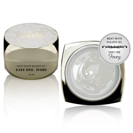 Easy One Ivory Milky White Builder Gel