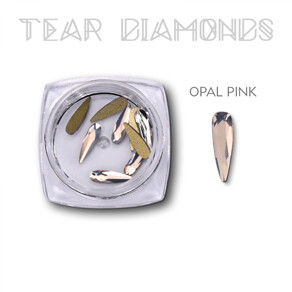 Tear Diamonds Opal Pink 10 Stk