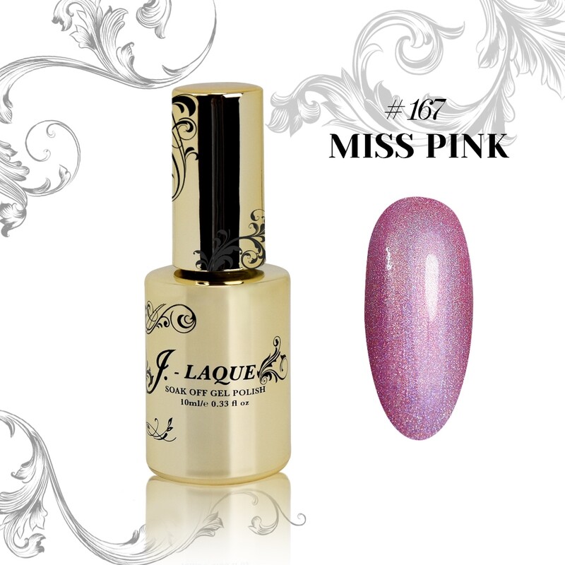 J-Laque #167 - Miss Pink Holo