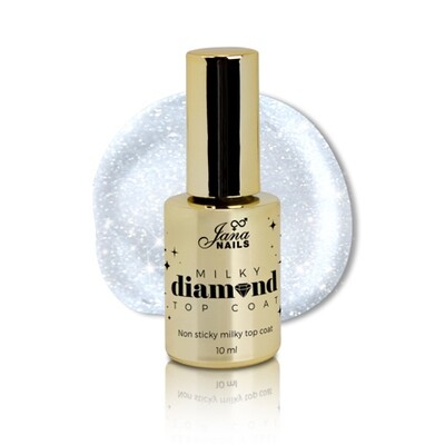 Glitzy Milky Diamond Top Coat 10 ml