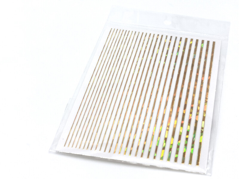 Flexi Nailartsticker HoloGold