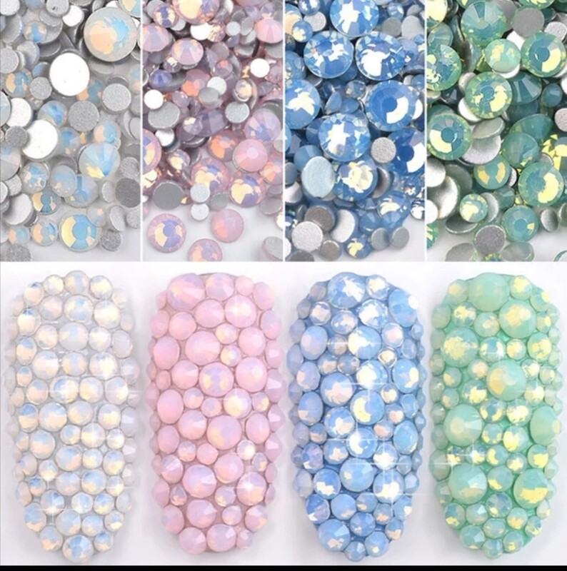 Opal Stone Mix Blue