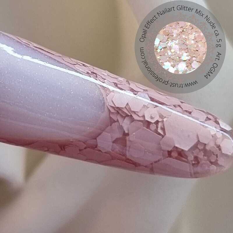 Opal Effect Glitter Mix Nude