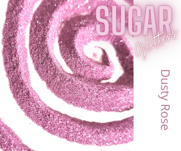 Sugar Glitter &quot;Dusty Rose&quot; Ultrafein 10 Gramm