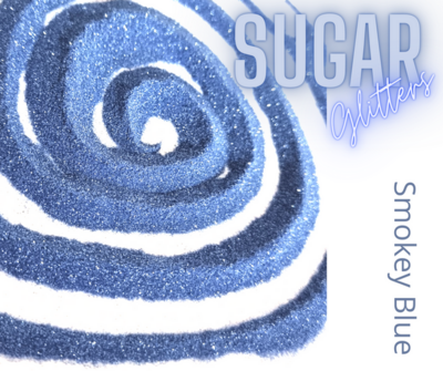 Sugar Glitter Smokey Blue Ultrafein 10 Gramm