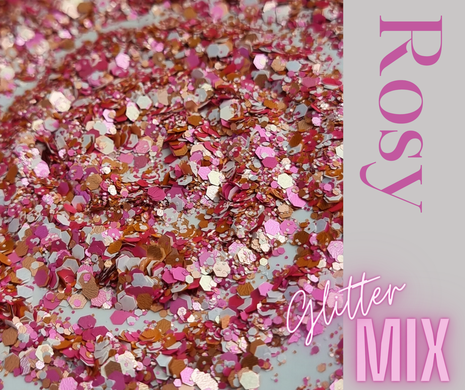 Rosy Glitter Mix