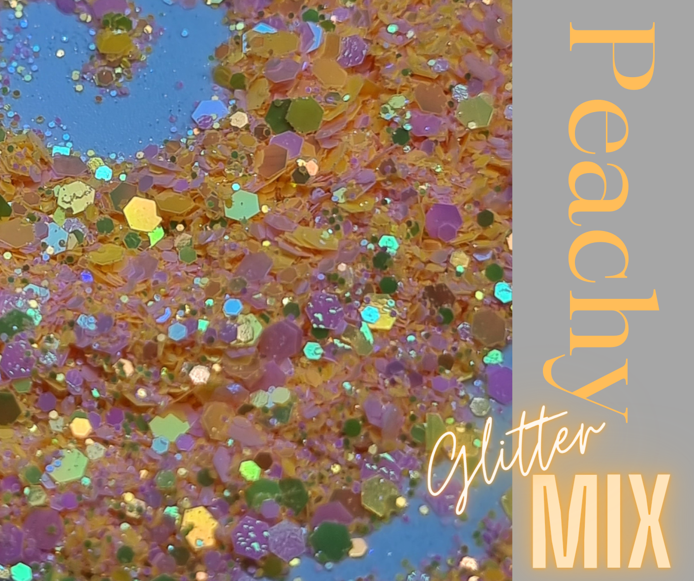 Peachy Glitter Mix
