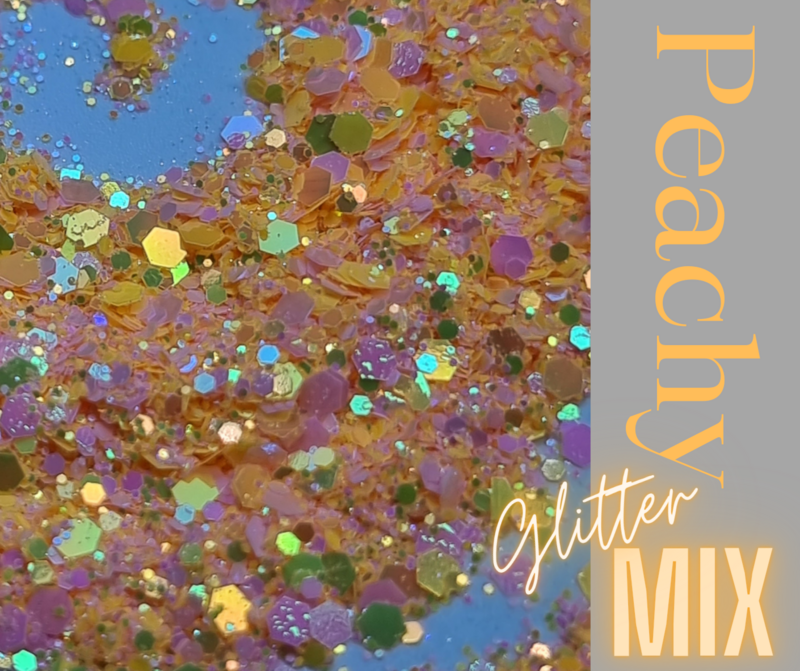 Peachy Glitter Mix