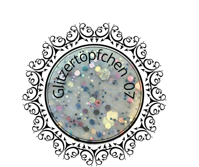 Glitzertöpfchen Farbe/Glitter GT07