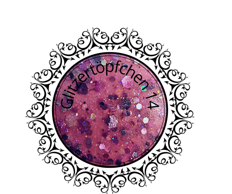 Glitzertöpfchen Farbe/Glitter GT14