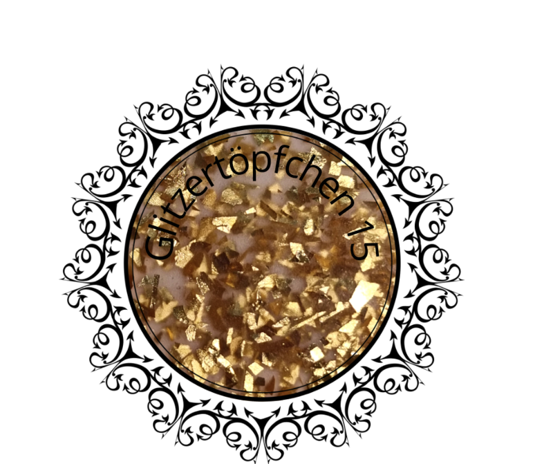 Glitzertöpfchen Farbe/Glitter GT15