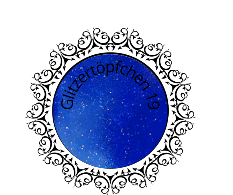 Glitzertöpfchen Farbe/Glitter GT19