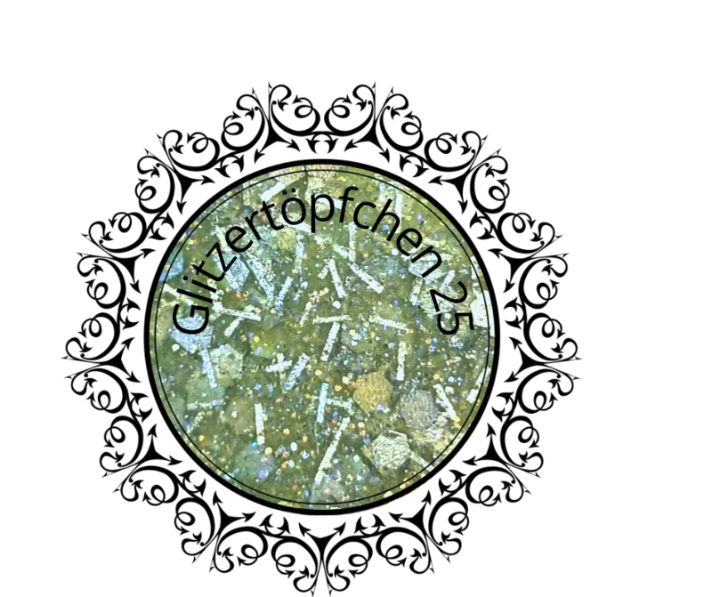 Glitzertöpfchen Farbe/Glitter GT25