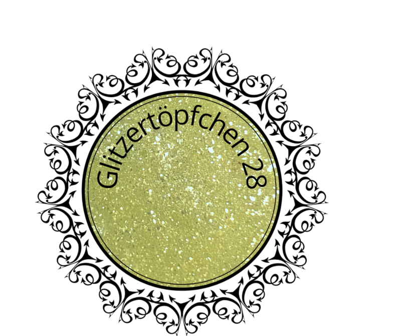 Glitzertöpfchen Farbe/Glitter GT28