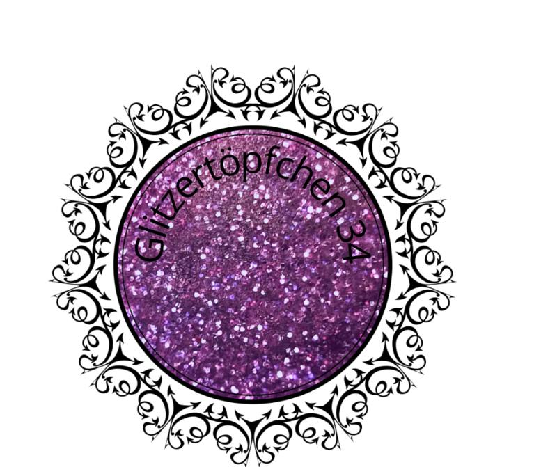 Glitzertöpfchen Farbe/Glitter GT34