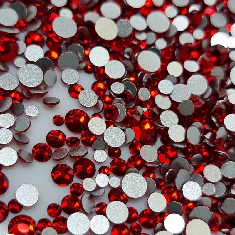 Steinchen Mix 6 versch.Gr RED
