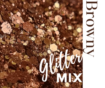 Browny Glitter Mix