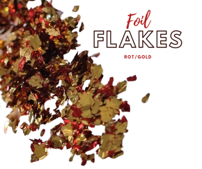 Flakes Rot/Gold