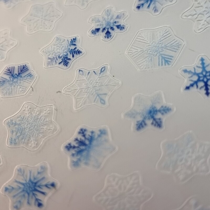 Nailsticker Blue Winter