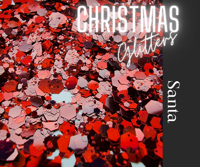 Santa Xmas Glitter Mix