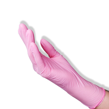 &quot;Pink Pearl&quot; Nitrilhandschuhe, Latexfrei, ungepudert, Box a 100 Stk.