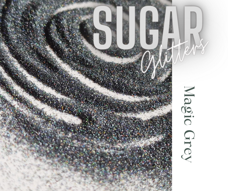 Sugar Glitter Ultrafein &quot;Magic Grey&quot;