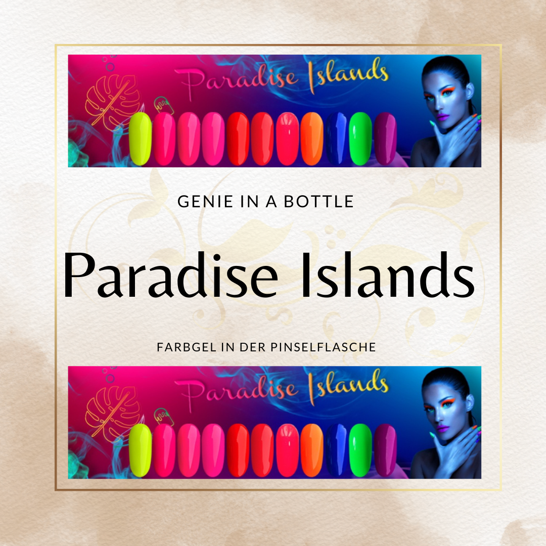 GENIE Liquid Colorgel - &quot;Paradise Islands&quot;  COLLECTION 10+1
