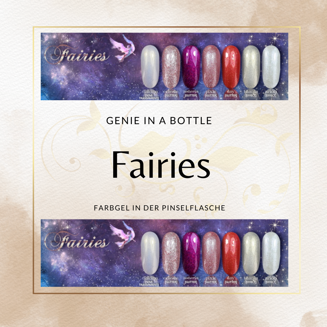 GENIE Liquid Colorgel - &quot;Fairies&quot;  COLLECTION 6 + 1