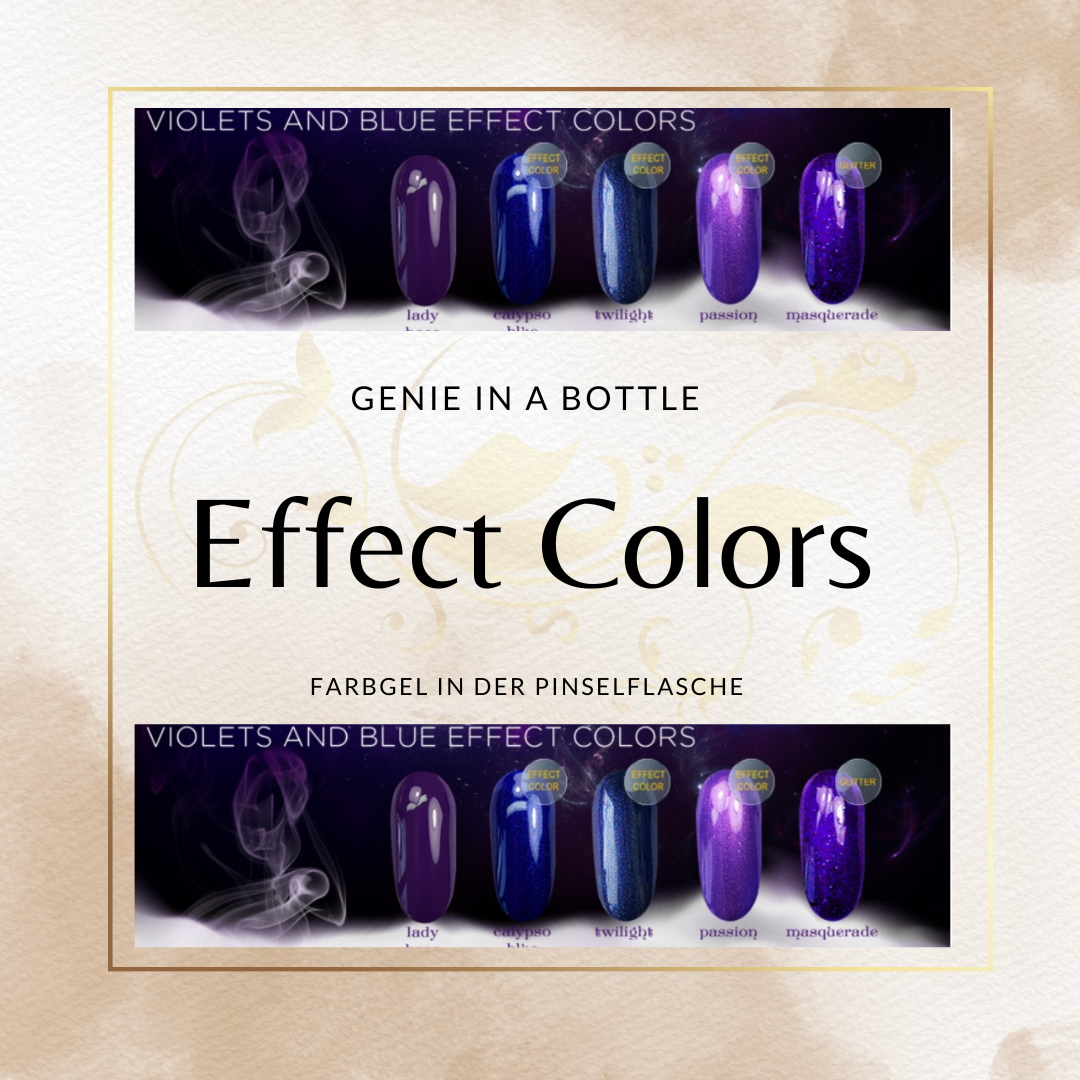 GENIE Liquid Colorgel "Effects" COLLECTION 4+1