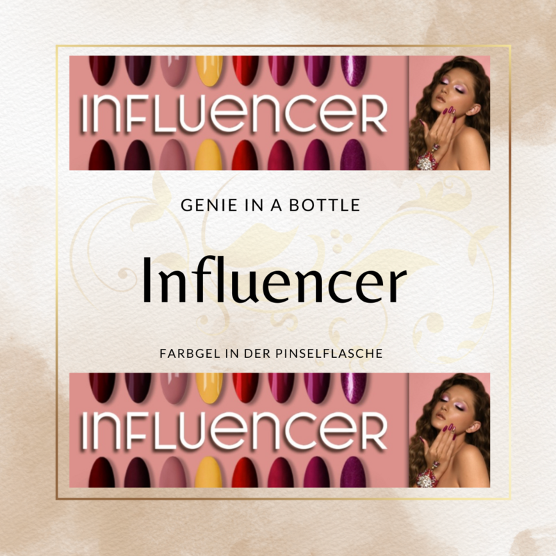 GENIE Liquid Colorgel &quot;INFLUENCER&quot; Collection 7 + 1