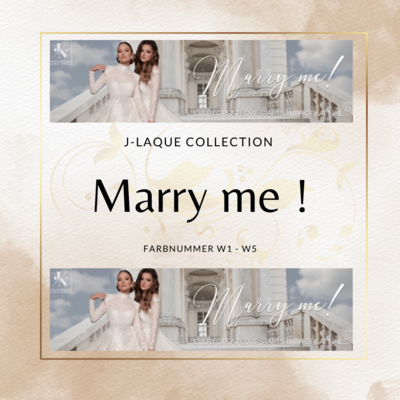 "MARRY ME" Hochzeitcollection