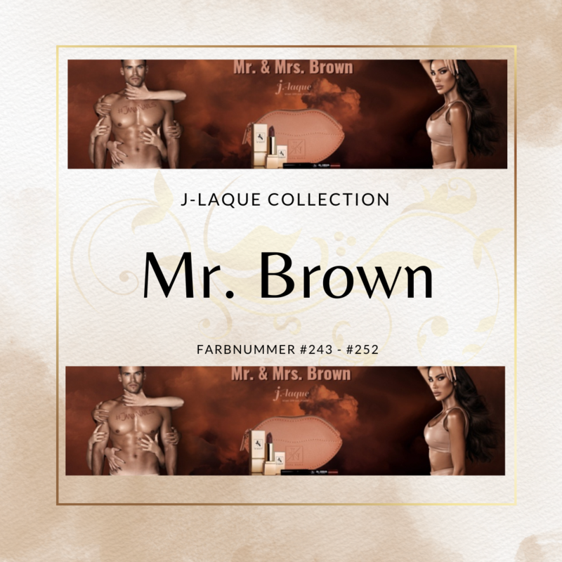 Mr. &amp; Mrs. Brown 10x J-Laque  inkl. Lip Set