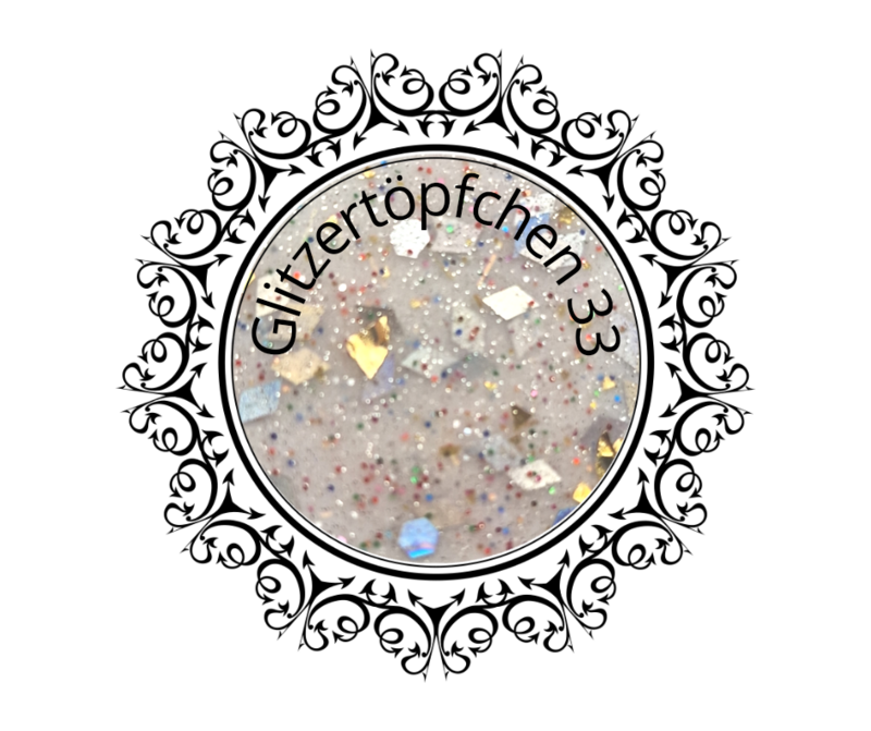 Glitzertöpfchen Farbe/Glitter GT33