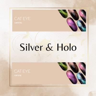 Cat Eye- Silver &amp; Holo