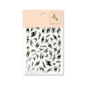 Race me! stickers No5 black