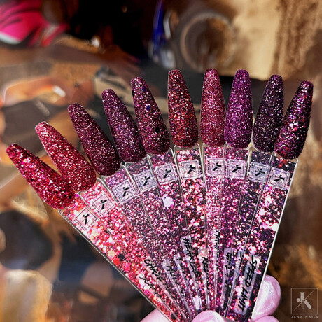 Finish line glitter set -10 pcs
