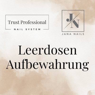 Leerdosen &amp; Aufbewahrung 