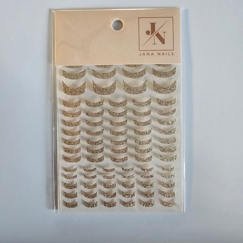 Nail stickers - French prosecco glitter