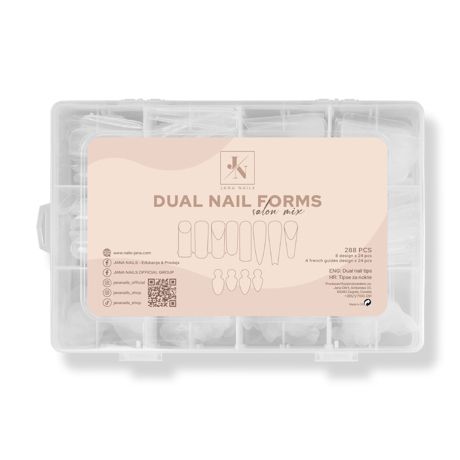 Dual nail form - Big Salon Mix 288 pcs