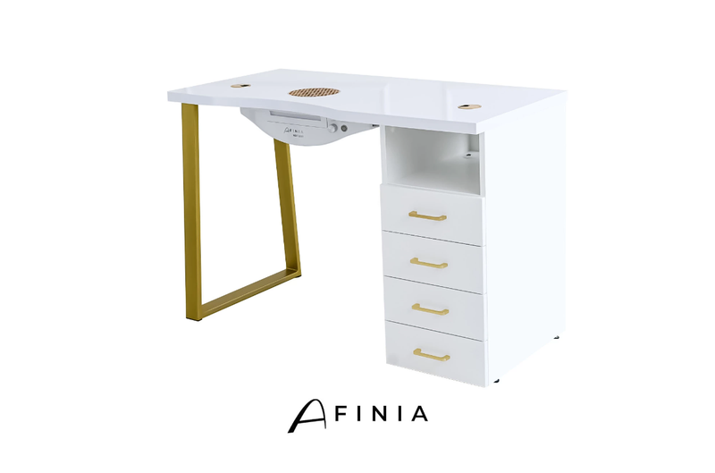 Nageltisch Afinia Frame Gold