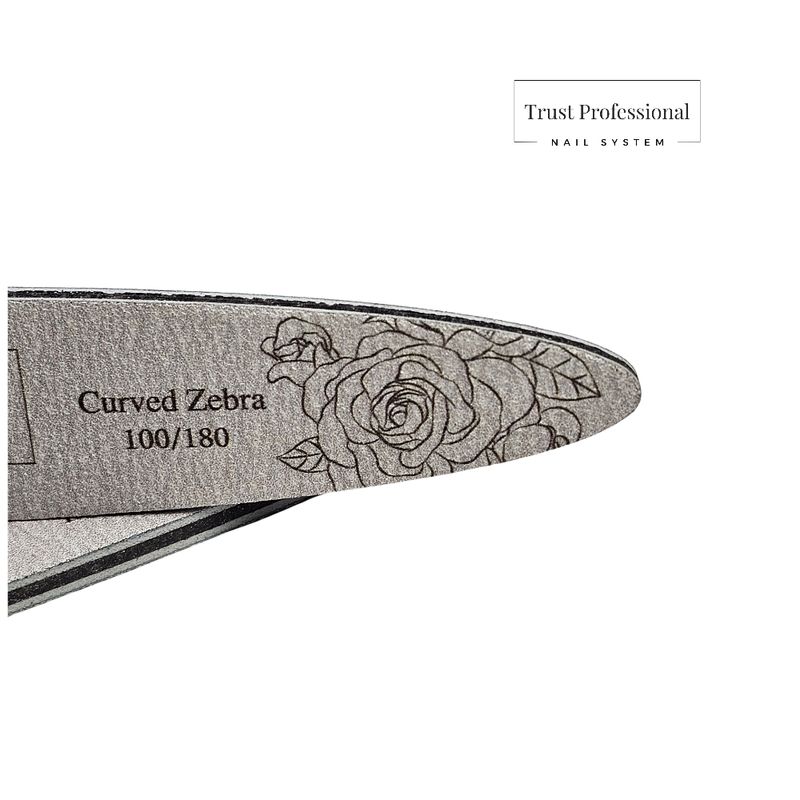 Curved Zebra Feile 100/180