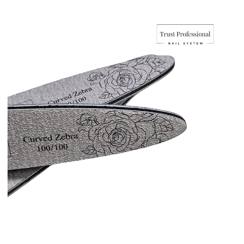 Curved Zebra Feile 100/100