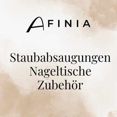 AFINIA Staubabsaugungen/Tische