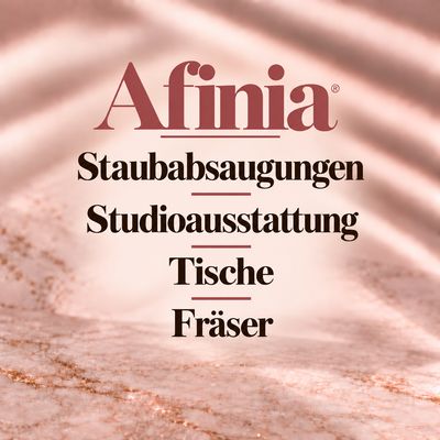 AFINIA Staubabsaugungen/Tische