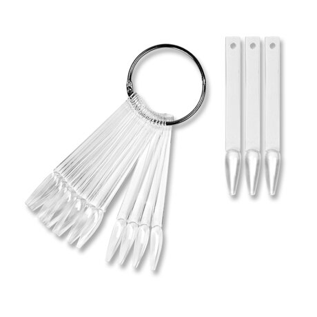 Ballerina Tip Ring Clear 50 Stk.