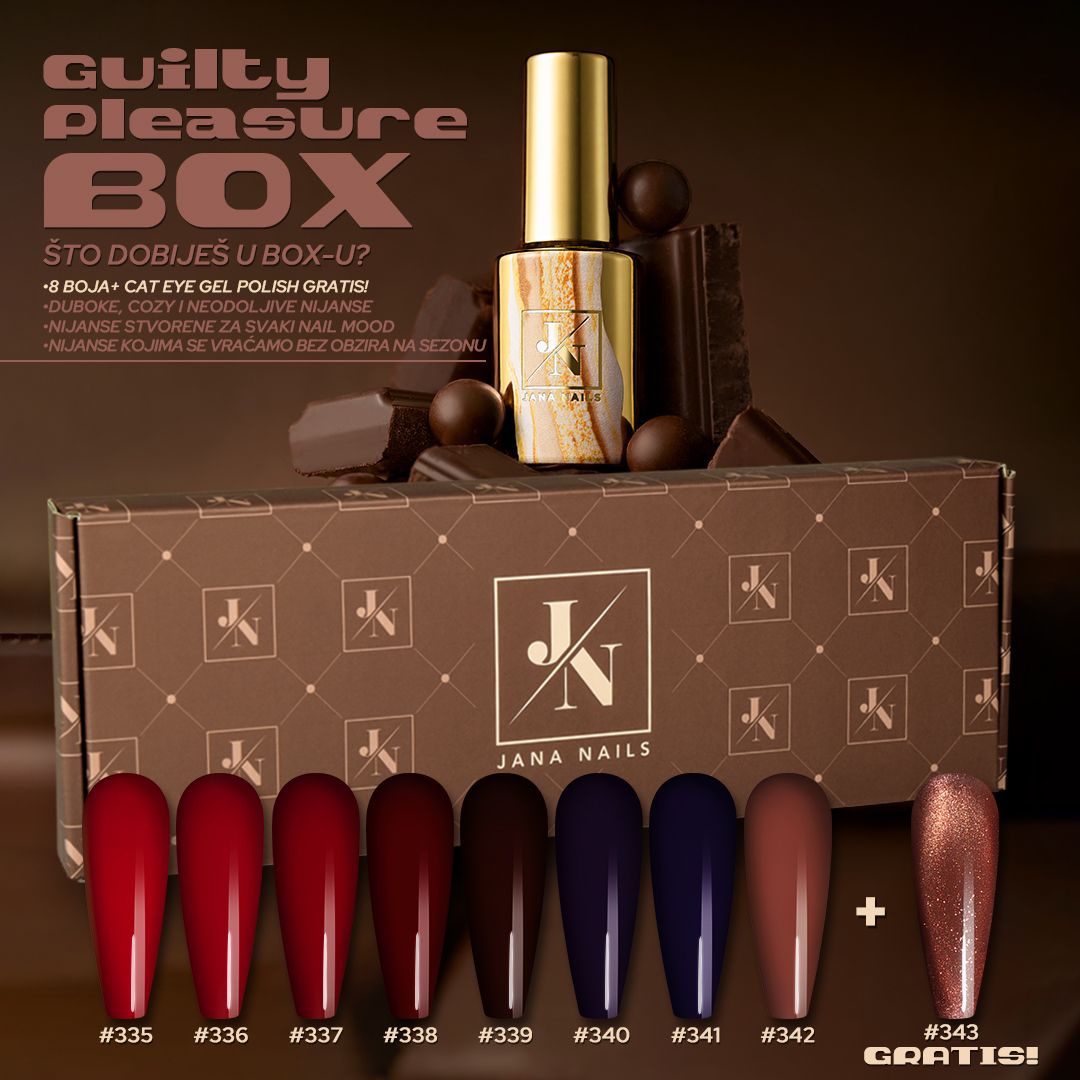 J.-Laque Guilty Pleasure Box - 8 pcs + 1 Cat Eye GRATIS