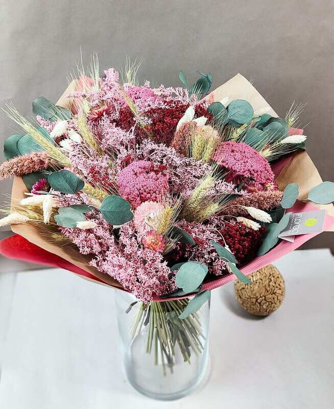 Bouquet séché rose