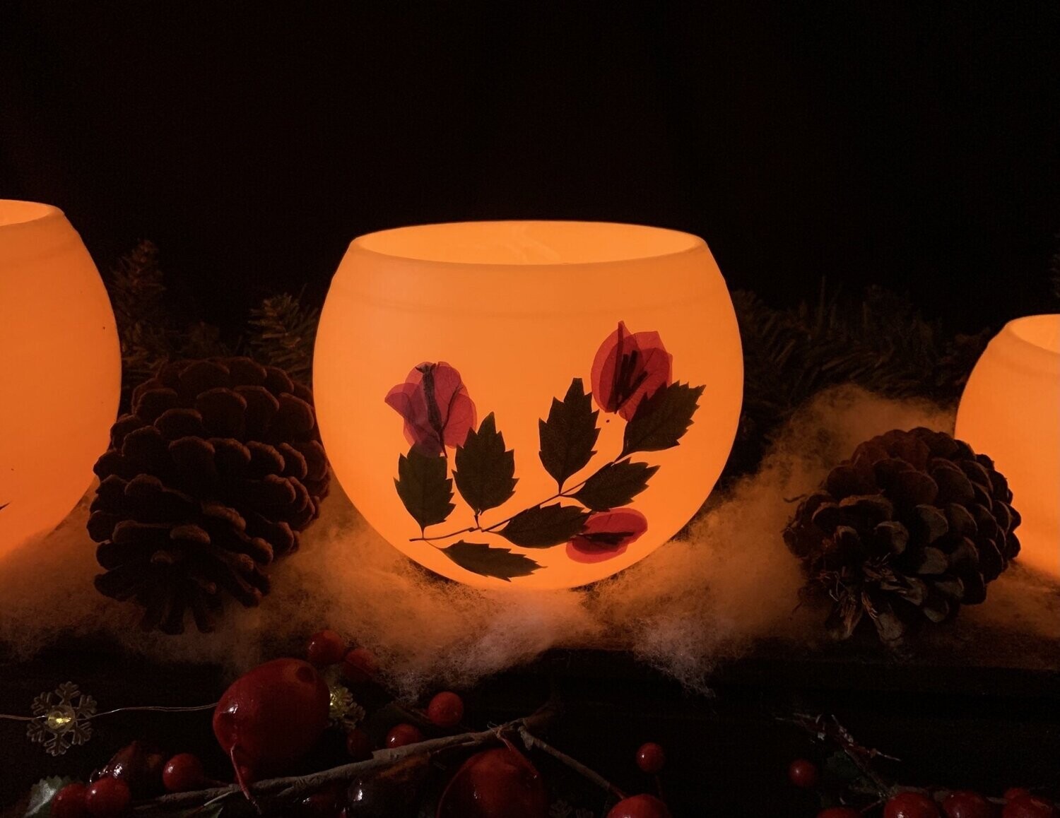 Bee Natural Honeypot Luminaries, 100 Beeswax Athens, GA