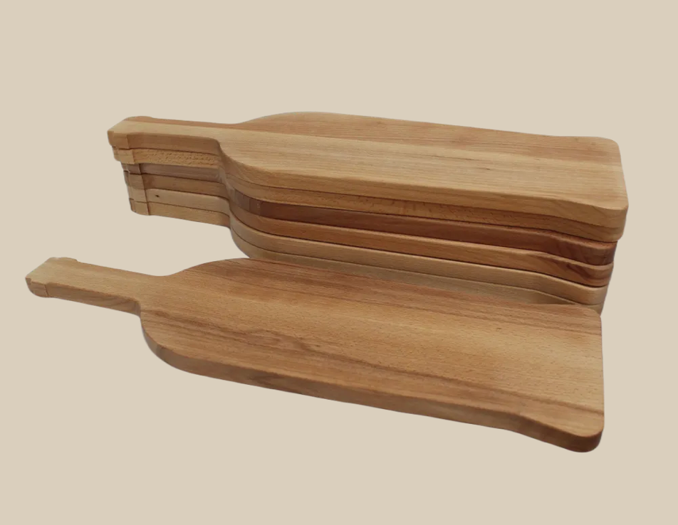 Plank wijnfles