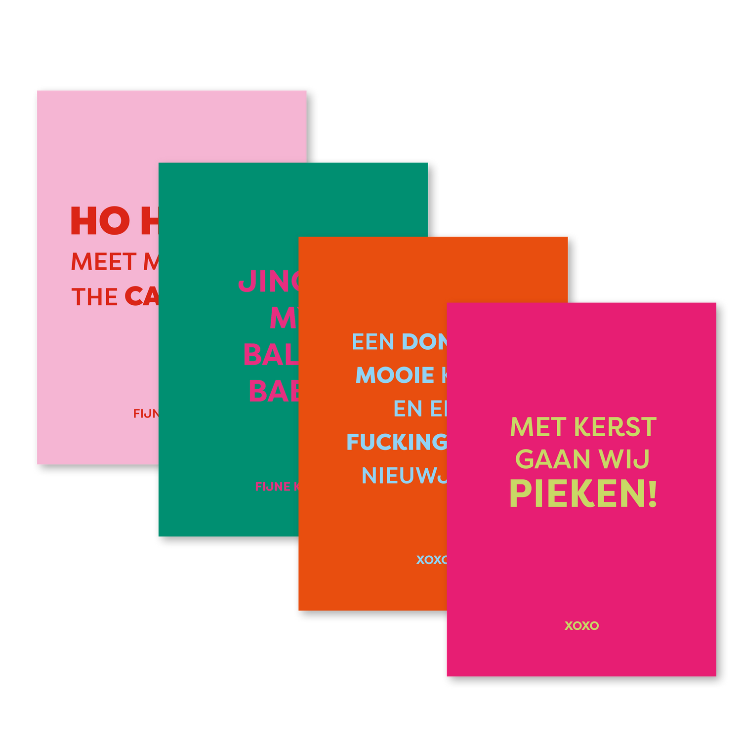 Set kaarten kerst De Laserij 2024